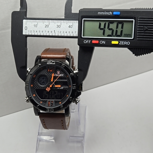 Naviforce NF9134M Mens Watch Digital Analog New Battery Sport Military Style - Picture 4 of 14